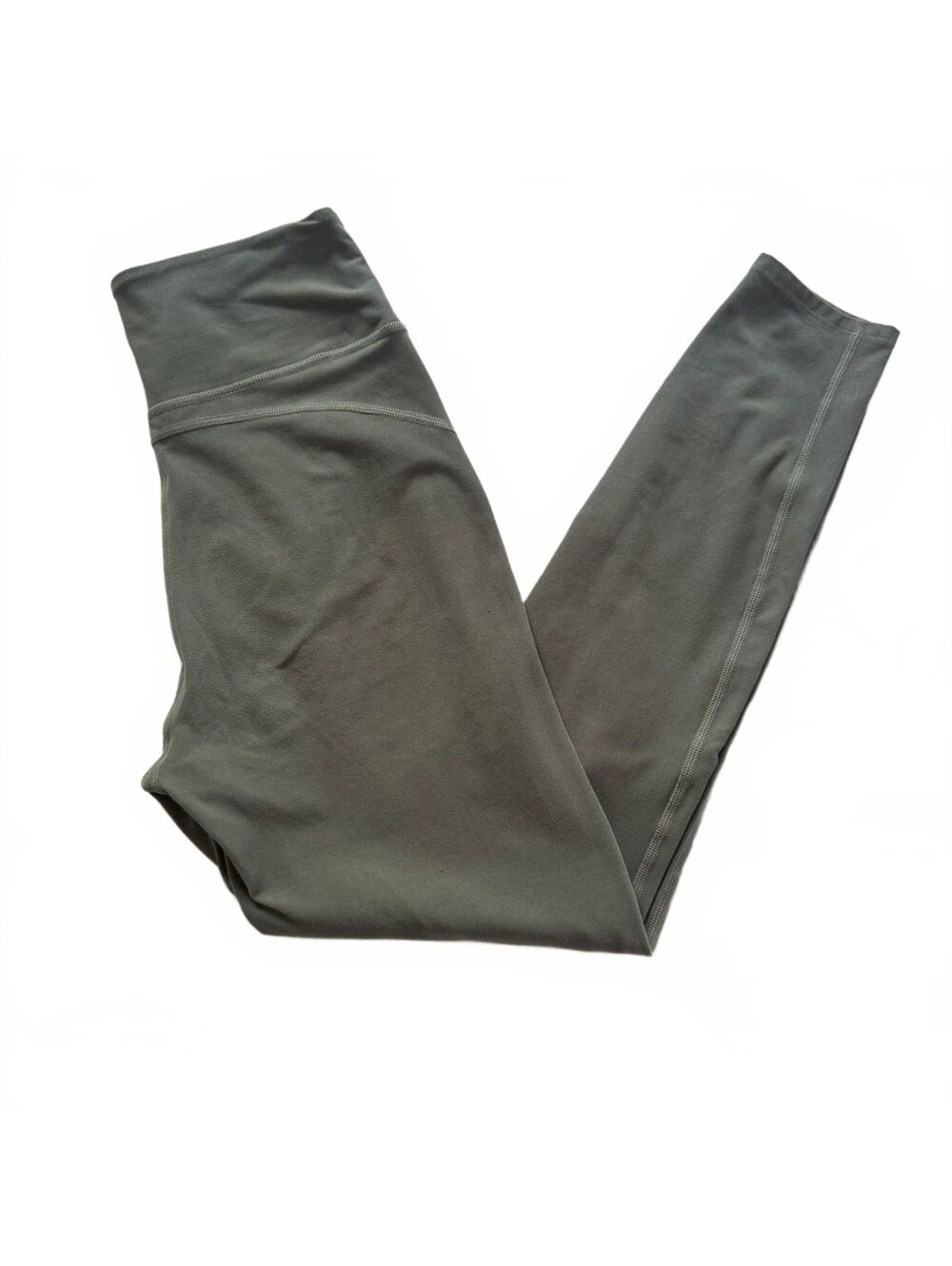 Abercrombie Fitch Soft AF Leggings Med Sage Green Buttery Soft Lounge High Rise
